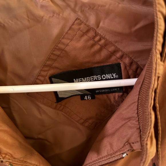 Members only Men's Rust Jacket - Picture 2 of 2